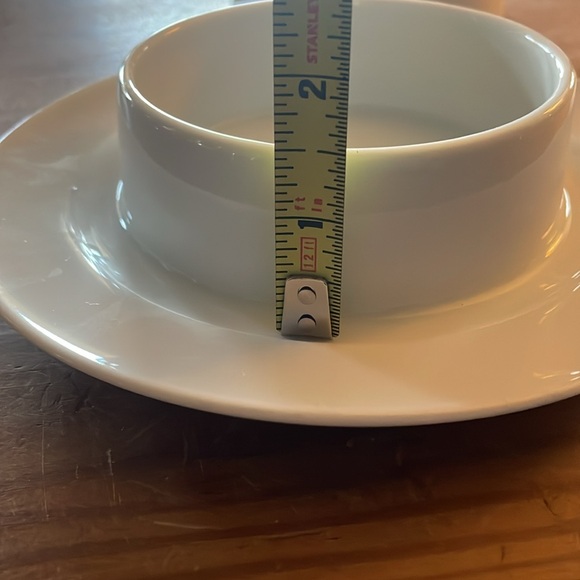 Beautiful White German Made Butter Dish - Picture 8 of 10